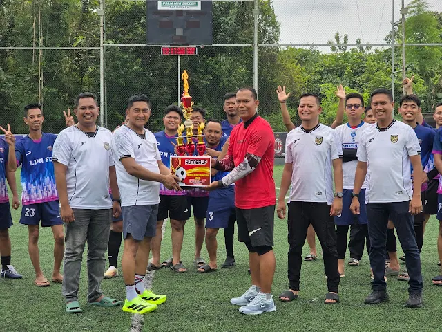 Sportivitas Warnai Fourfeo Minisoccer HUT ke-80 RI, Lapas Narkotika Karang Intan Raih Juara 2