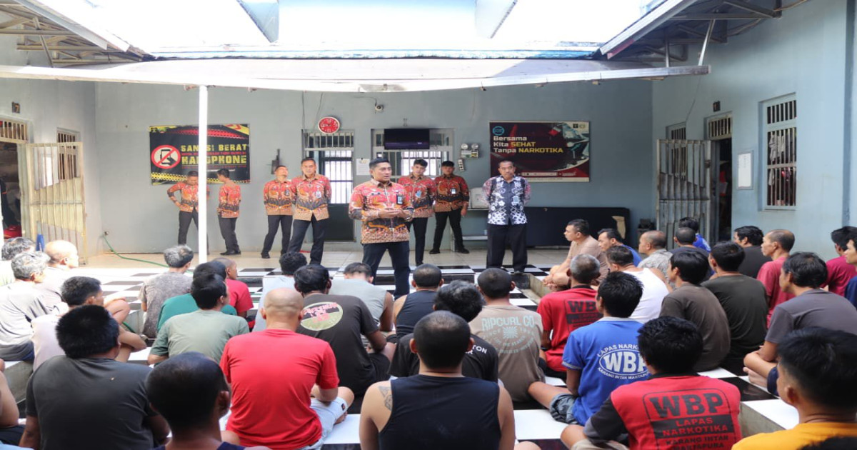 Respon Cepat Arahan PK Ahli Utama Ditjenpas, Kalapas Narkotika Karang Intan Gelar Razia Usai Penguatan Tusi