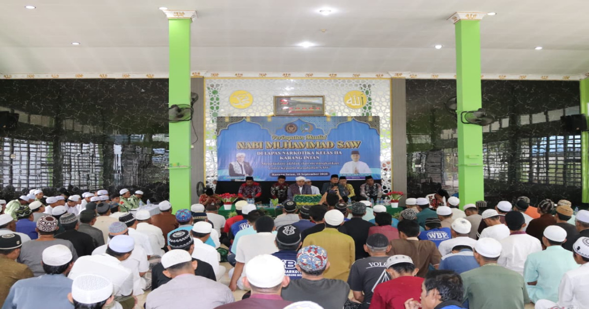 Lapas Narkotika Karang Intan Peringati Maulid Nabi Muhammad SAW, Tebarkan Nilai Akhlak dan Cinta Rasulullah