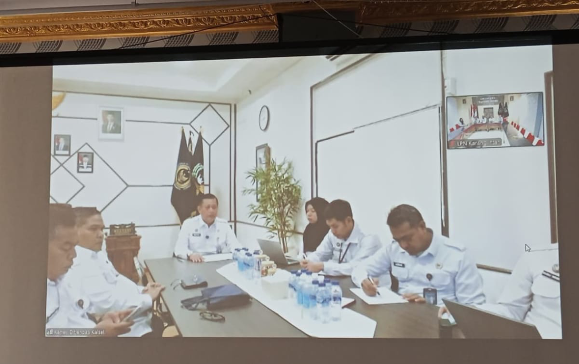 Lapas Narkotika Karang Intan Ikuti Kegiatan Penguatan UMKM Pemasyarakatan Secara Virtual Dipimpin Kakanwil Ditjenpas Kalsel